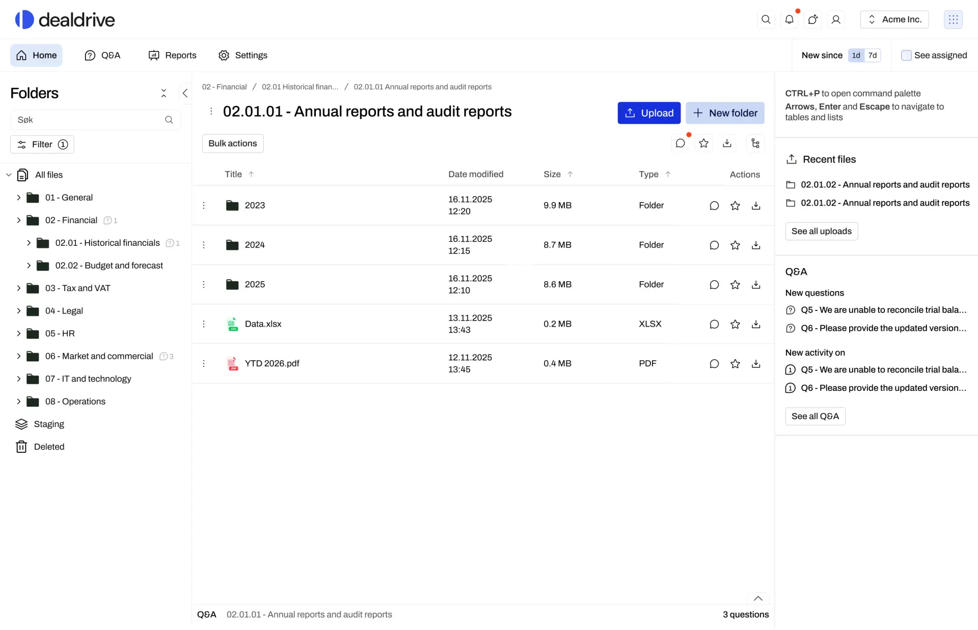 Dealdrive product interface